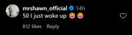 Fan reacts to 50 Cent's post (via @50cent / Instagram)